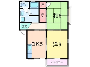 豊繁ハイツの物件間取画像